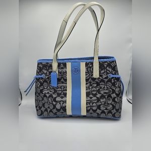 NWT Black and Gray Monogram Tote